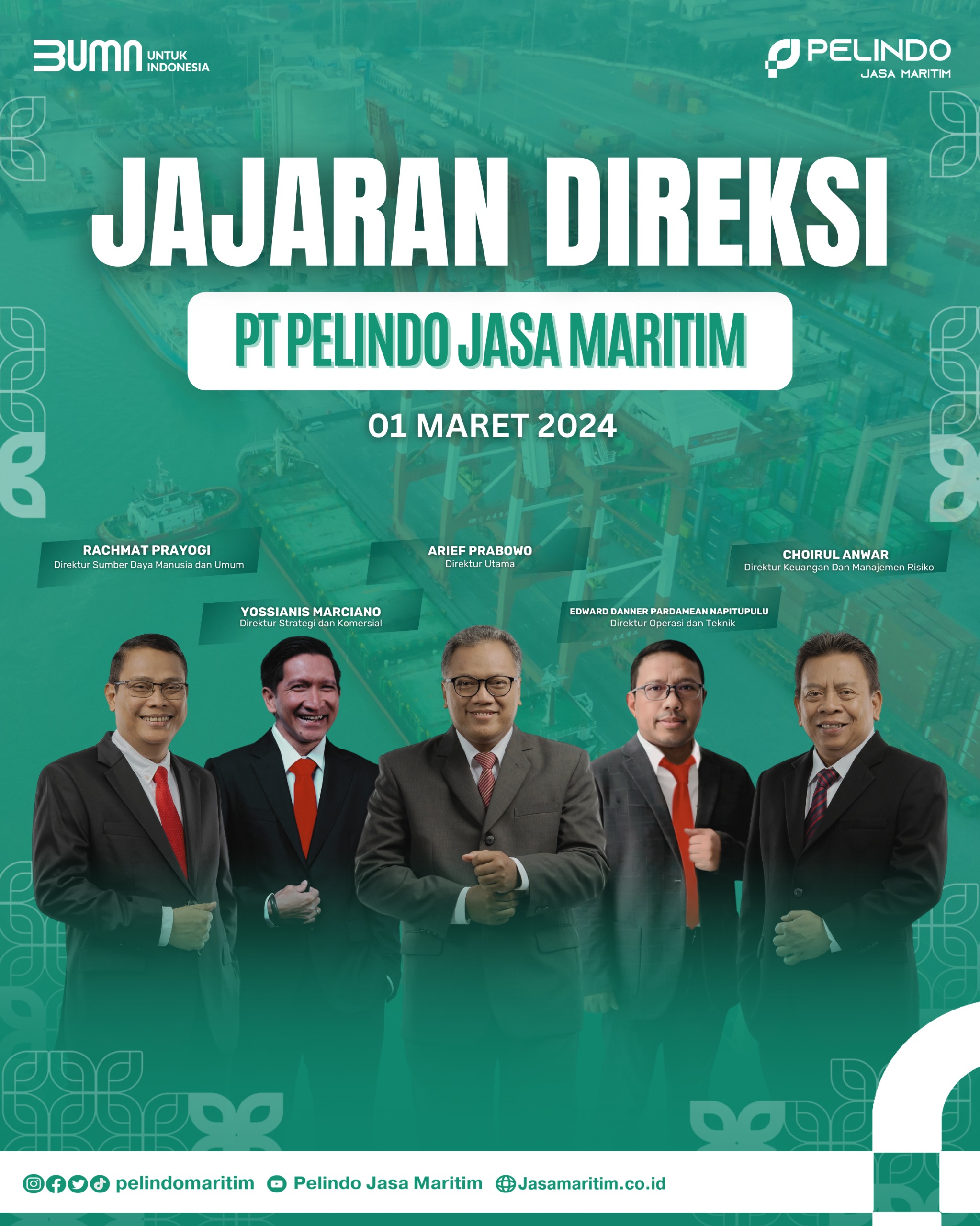 Pelindo Lakukan Pergantian Direksi Pelindo Jasa Maritim Pelindo Jasa